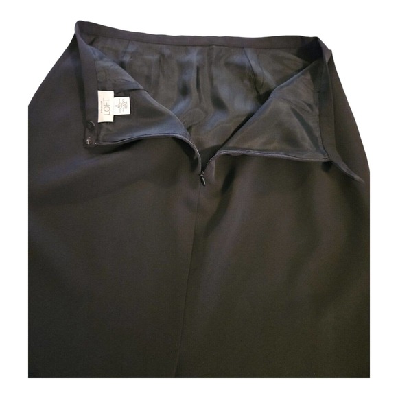 Anne Taylor Loft Pencil Skirt Women's 8 Black Casual Workwear - Picture 6 of 6